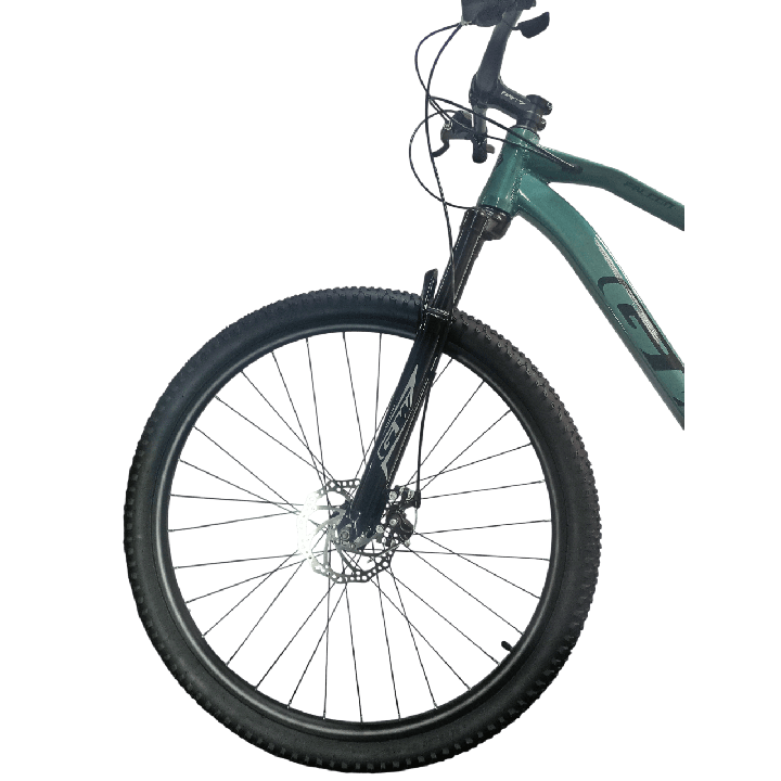 Bicicleta GW Falcon Verde Plateado