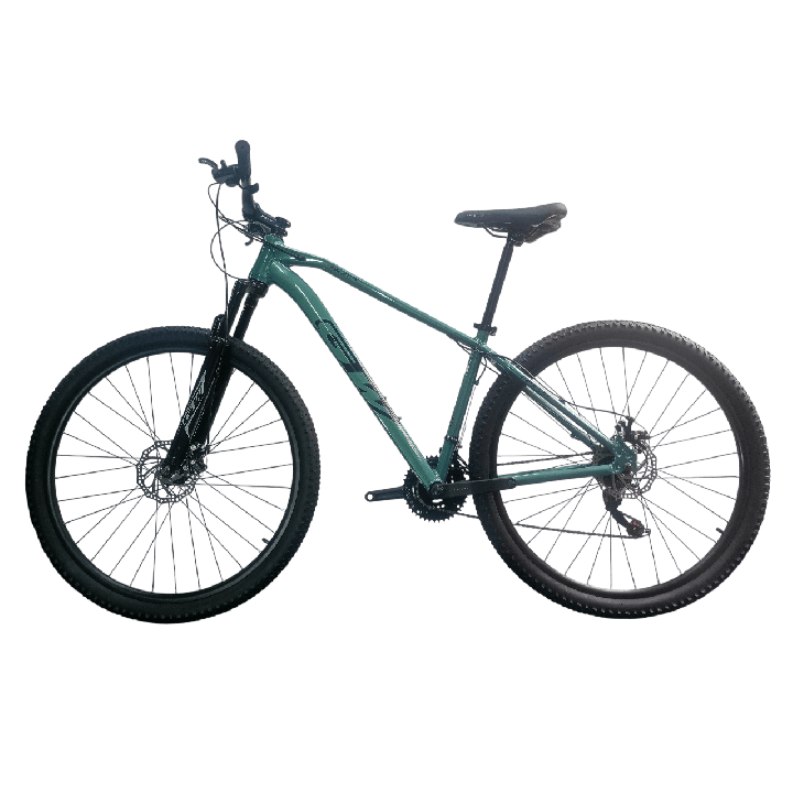Bicicleta GW Falcon Verde Plateado
