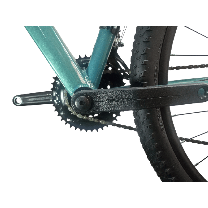 Bicicleta GW Falcon Verde Plateado