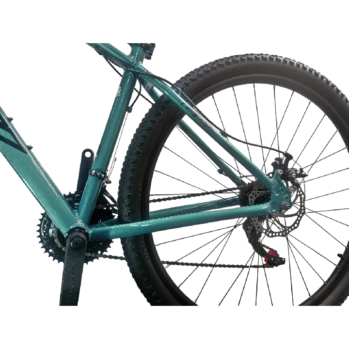 Bicicleta GW Falcon Verde Plateado