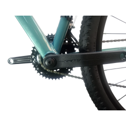 Bicicleta GW Falcon Verde Plateado
