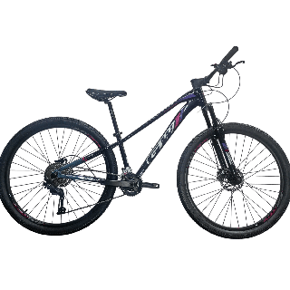 Bicicleta GW Jaguar Negra Roca y Violeta