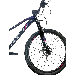 Bicicleta GW Jaguar Negra Roca y Violeta
