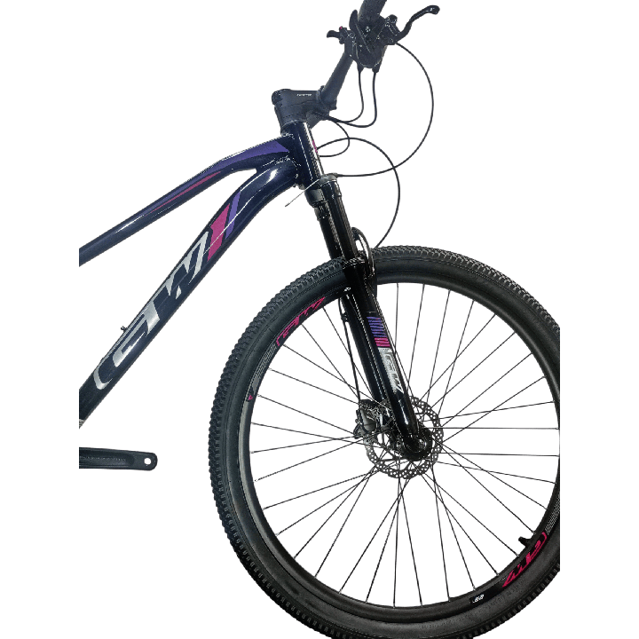Bicicleta GW Jaguar Negra Roca y Violeta