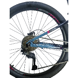Bicicleta GW Jaguar Negra Roca y Violeta