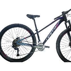 Bicicleta GW Jaguar Negra Roca y Violeta