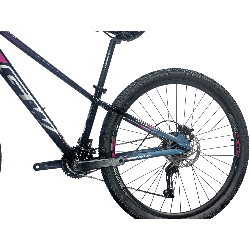 Bicicleta GW Jaguar Negra Roca y Violeta