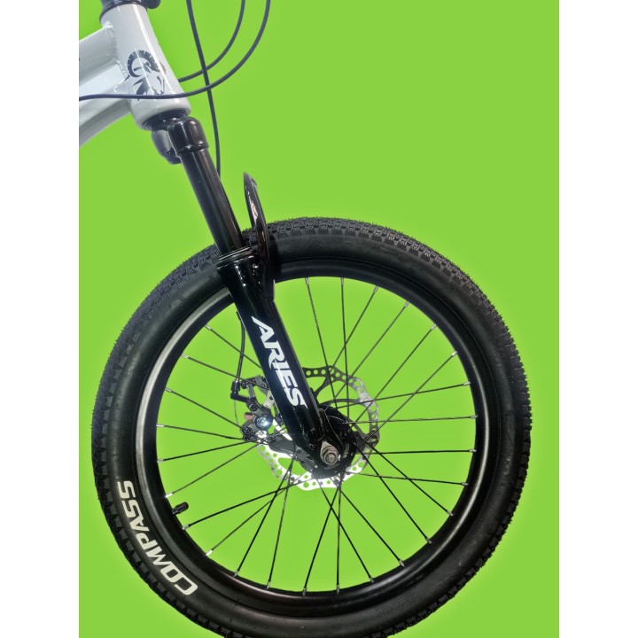 Bicicleta Aries Rin 20" - Color Blanca